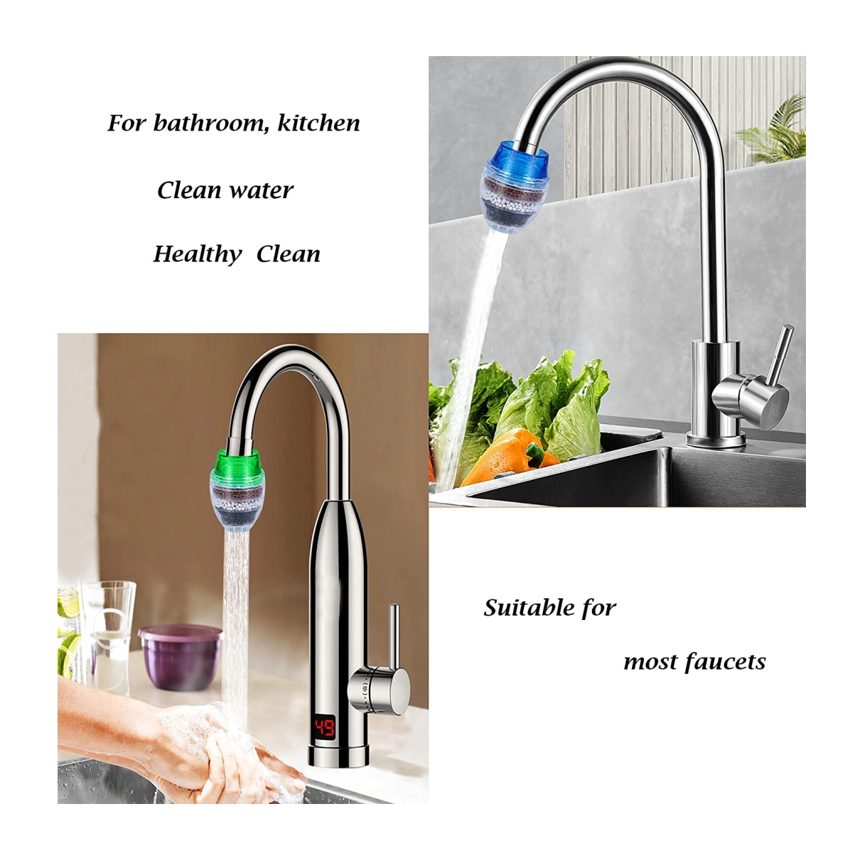 Miniatura 8 de Filtro grifo Purificador Agua 3 Niveles